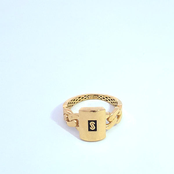 18K S ring 1.83g size 5