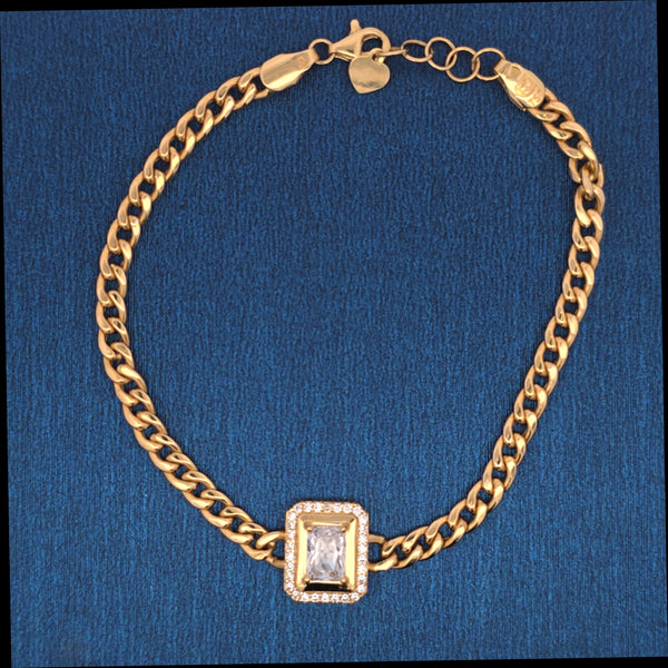 18K diamond bracelet 5.32g